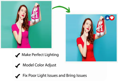 ClippAsia There are Sample photo in this banner simple Model Color Adjust Service banner 